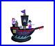 Self-Inflatable Pirate Ship with Skeleton Internal Lighting Halloween Yard Decor