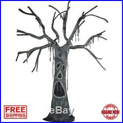 Self Standing Haunted Tree with Open Mouth Creepy Halloween Outdoor Decor Prop