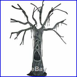 Self Standing Haunted Tree with Open Mouth Creepy Halloween Outdoor Decor Prop