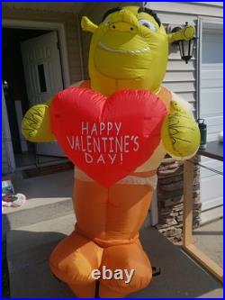 Shrek Happy Valentine's Day Airblown inflatable 6ft 2004 Retired DreamWorks