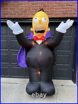 Simpsons Homer Vampire Blow-up/Lights Up Inflatable By Gemmy