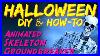 Skeleton Groundbreaker Animated Diy Halloween Prop How To Tutorial