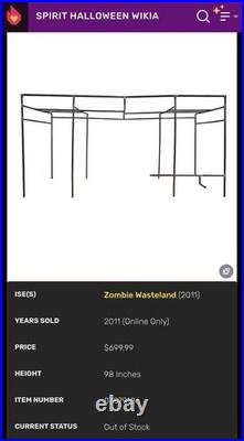 Spirit Halloween 2011 Zombie Wasteland Theme Fog Piping Near Complete