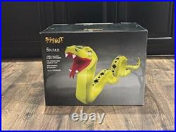 Spirit Halloween 20 Ft. Light-Up Snake Inflatable Decoration Brand New Sealed