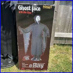 Spirit Halloween Animated 6ft Life-Size Ghostface (Scream 4) Gemmy 2011-14