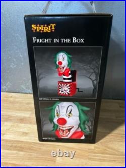 Spirit Halloween Fright In The Box 8' Inflatable Airblown Jack Clown In A Box