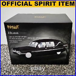 Spirit Halloween Hearse Inflatable Skeleton 14 Ft LED Home Depot Decor Prop NEW