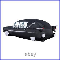 Spirit Halloween Hearse Inflatable Skeleton 14 Ft LED Home Depot Decor Prop NEW
