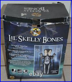 Spirit Halloween Lil Skelly Bones Swinging Skeleton Yard Prop Decoration WORKS