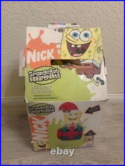 SpongeBob SquarePants Airblown Inflatables Gemmy Light Ups Word Rare Box Opened