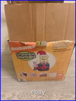 SpongeBob SquarePants Airblown Inflatables Gemmy Light Ups Word Rare Box Opened