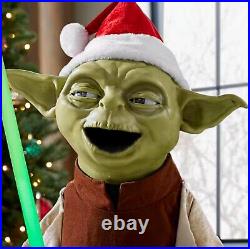 Star Wars 3.5 ft. Animated LED Yoda Halloween Christmas Animatronic NEW IN BOX