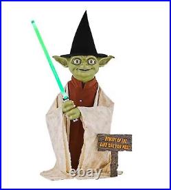 Star Wars 3.5 ft. Animated LED Yoda Halloween Christmas Animatronic NEW IN BOX