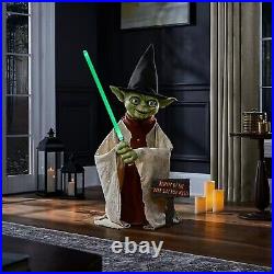 Star Wars 3.5 ft. Animated LED Yoda Halloween Christmas Animatronic NEW IN BOX
