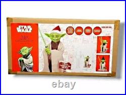 Star Wars 3.5 ft. Animated LED Yoda Halloween Christmas Animatronic NEW IN BOX