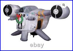 Star Wars Mandalorian Razor Crest Airblown Christmas Inflatable 8ft Gemmy
