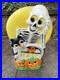 Sun Hill Double Sided Halloween Blow Mold Witch, Cat, Pumpkin, & Skeleton VTG