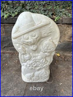 Sun Hill Double Sided Halloween Blow Mold Witch, Cat, Pumpkin, & Skeleton VTG