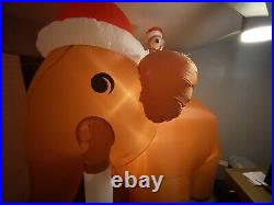 Super Rare Prototype 1 Of 2 Gemmy Ice Age Inflatable Christmas Inflatable RARE