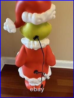 Supreme 3 Foot Grinch LED Lighted Brand New Sealed Same Day FedEx Ship
