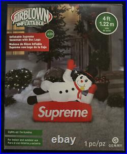 Supreme Large Inflatable Snowman BRAND NEW Authentic Red Box Logo In Hand