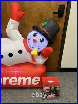 Supreme Snowman Blow Up Light Up Works No Stakes