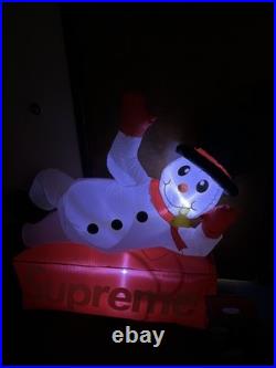 Supreme Snowman Blow Up Light Up Works No Stakes