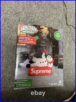 Supreme Snowman Blow Up Light Up Works No Stakes