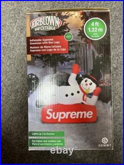 Supreme Snowman Blow Up Light Up Works No Stakes