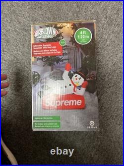 Supreme Snowman Blow Up Light Up Works No Stakes