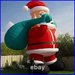TKLoop Giant 33Ft Premium Inflatable Santa Claus with Blower for Christmas