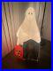 TPI Blow Mold Ghost withPumpkin R. I. P. Tombstone Halloween 36 Plastic Lighted