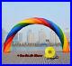 Techtongda 33X13.5 Foot Inflatable Rainbow Advertising Arch with Air Blower