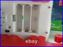 Tekky Toys Santa's Flying Sleigh 25' Cable Light Up Outdoor Table Top Blow Mold