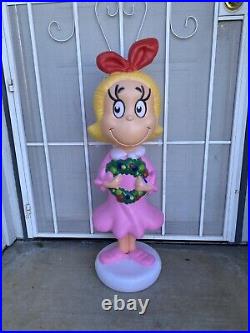 The Grinch, Cindy Lou, & Max The Grinch Who Stole Christmas Blowmold Lot NWT