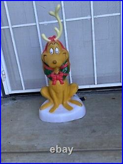The Grinch, Cindy Lou, & Max The Grinch Who Stole Christmas Blowmold Lot NWT