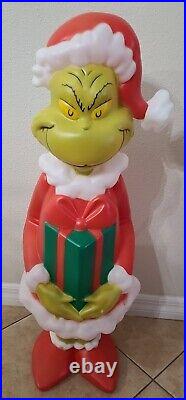 The Grinch & Cindy Lou Who Grinch Who Stole Christmas Blow Mold Lot Of 2 New