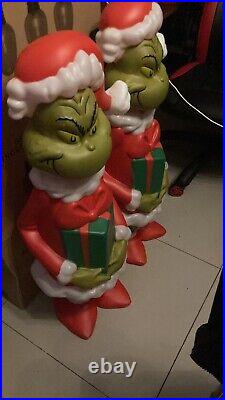 The Grinch Who Stole Christmas 36 Inch Lighted Blow Mold Gemmy grinch