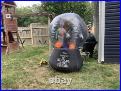 The Nightmare Before Christmas, Jack And Sally Globe, Inflatable Gemmy 2021