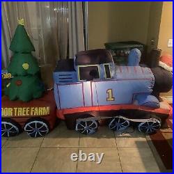 Thomas the Tank Engine 8' Long Sodor Christmas Holiday Inflatable yard decor