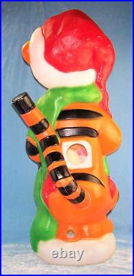 Tigger 36 Christmas Blow Mold Ground Spikes Manual Disney Santa's Best VINTAGE