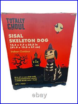 Totally Ghoul Sisal Skeleton Dog Halloween Decoration Kmart