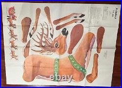 U-BILD Santa's Reindeer Christmas Pattern No. 256 Uncut U-Build Display Set