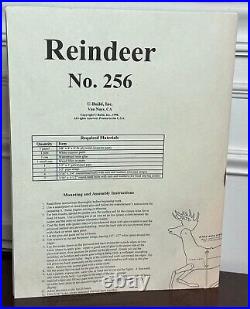 U-BILD Santa's Reindeer Christmas Pattern No. 256 Uncut U-Build Display Set