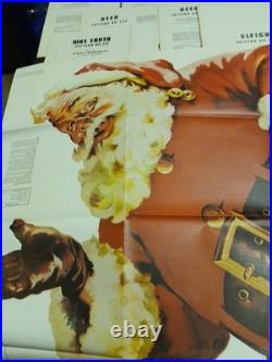 U-Bild Santa & Mrs Sleigh & 8 Reindeer Patterns 189 256 335 257 Christmas Yard