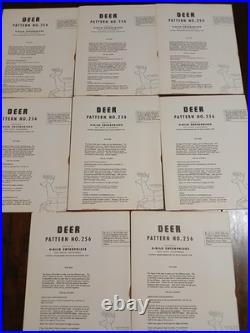 U-Bild Santa & Mrs Sleigh & 8 Reindeer Patterns 189 256 335 257 Christmas Yard