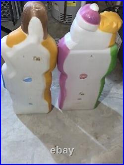 Union Don Featherstone Christmas Nativity Blow Mold Mary Jesus Wise Kings