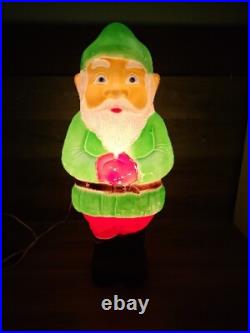 Union Don Featherstone Multi Holiday Blow Mold Leprechaun Gnome Elf 28 VTG