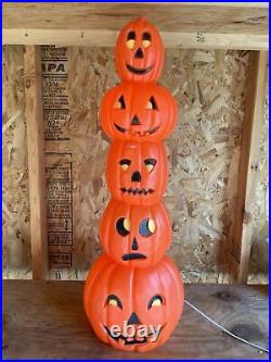 Union Products Blow Mold Lighted Stacking Pumpkins