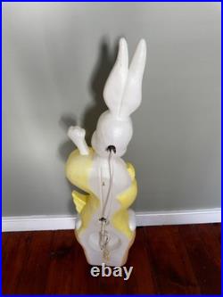 Union Products Don Featherstone Happy Easter Basket Bunny, Duck, Chick Blow Mold